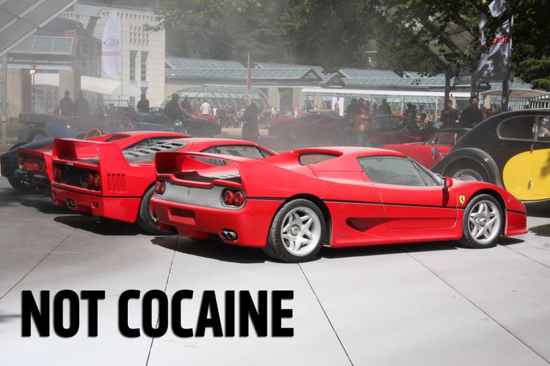 Illustration for article titled Burning Bentley Almost Kills A Ferrari Enzo At The Concorso